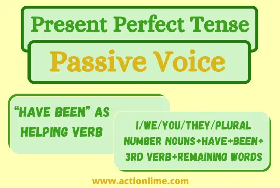 "Have Been" As An Helping Verb in Present Perfect Tense (Passive Voice)