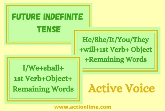 Future Indefinite Tense(Active Voice)